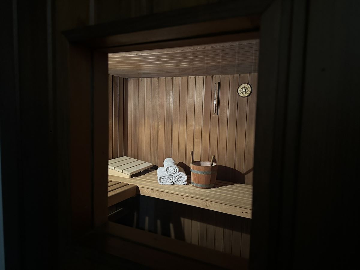 Eigen sauna in Haus Astenalm